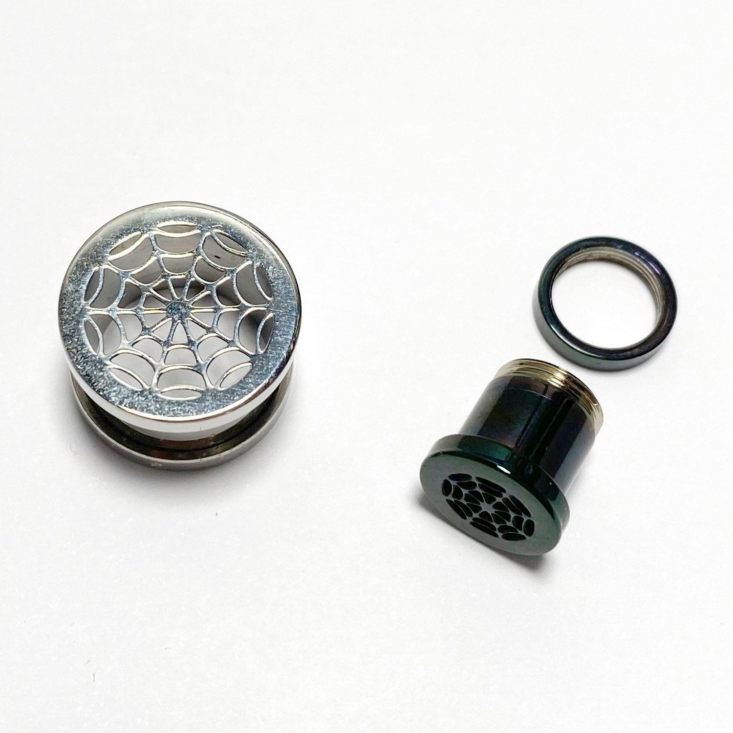 Túnel acero quirúrgico con rosca telaraña