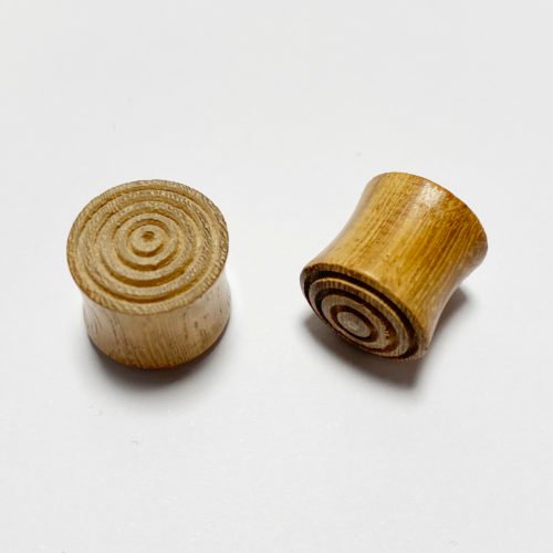 Plug madera círculos