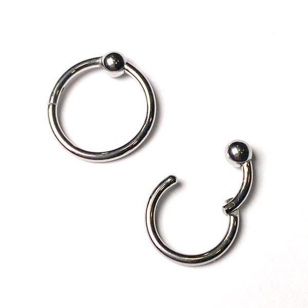 Aro bisagra acero quirúrgico con bola