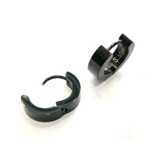 Alternative view of Aro acero quirúrgico negro