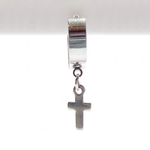 Aro acero quirúrgico con una cruz