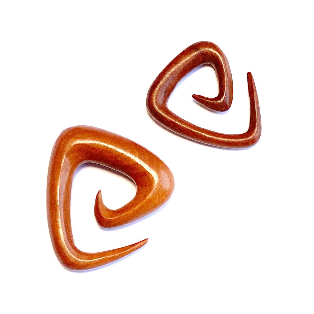 Espiral de madera triangular