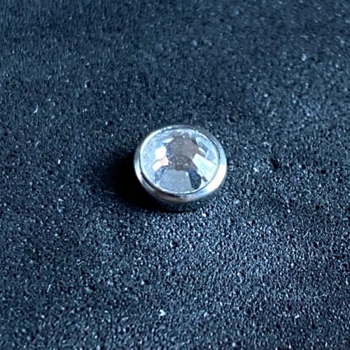 Hélix brillante 5mm. blanco