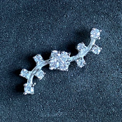 Hélix rama con flor centro