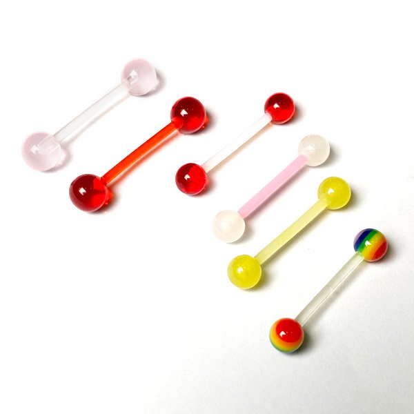 Barbell lengua bioplast