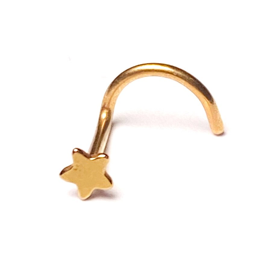 Nostril con una estrella dorada