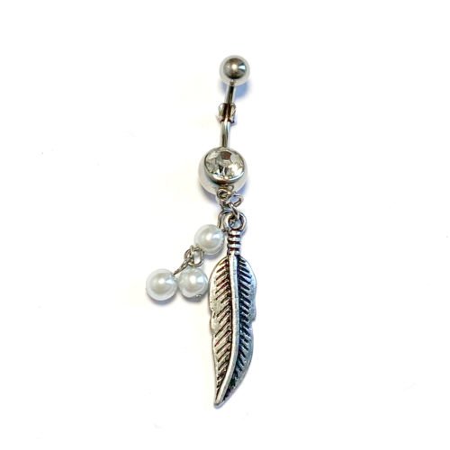 Piercing de ombligo con bisutería