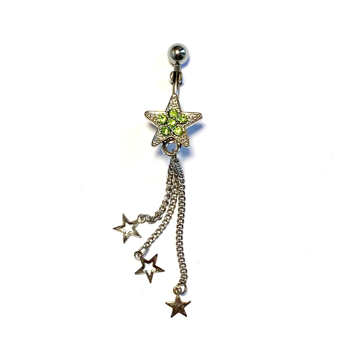 Piercing de ombligo con bisutería
