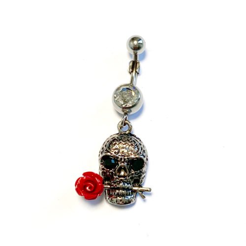 Piercing de ombligo con bisutería