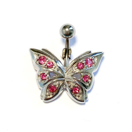 Piercing de ombligo con bisutería