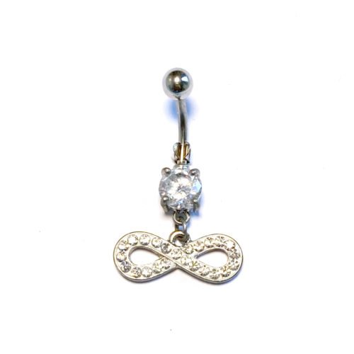 Piercing de ombligo con bisutería