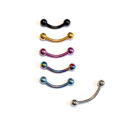 Banana acero quirúrgico/titanio 1,2 mm.