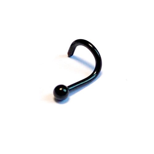 Nostril acero quirúrgico negro