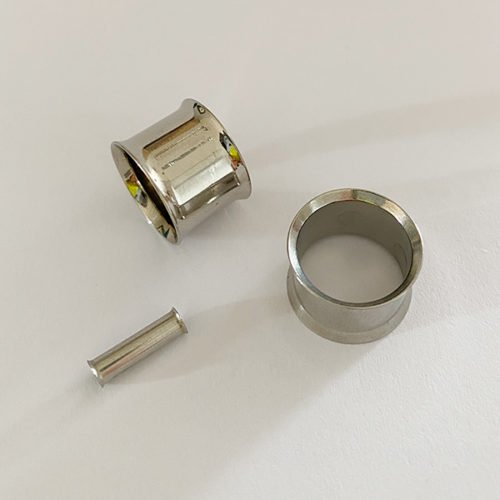 Tunel de acero quirúrgico con doble acampanado