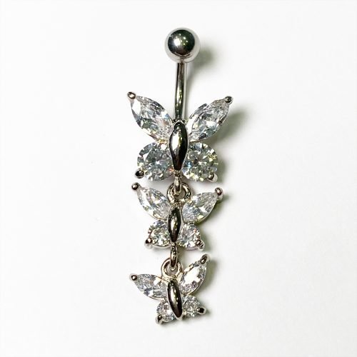 Piercing de ombligo con bisutería