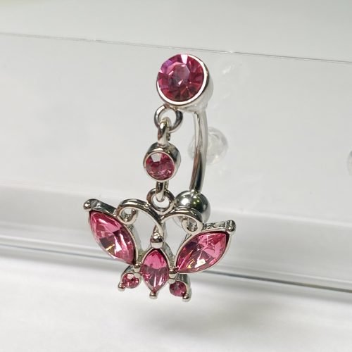 Piercing de ombligo con bisutería