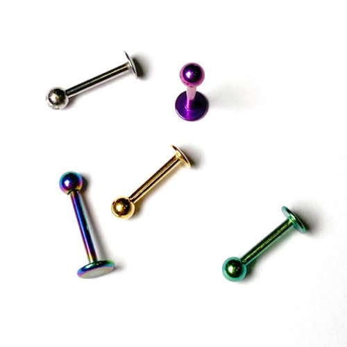 Labret acero quirúrgico 1,2 mm.