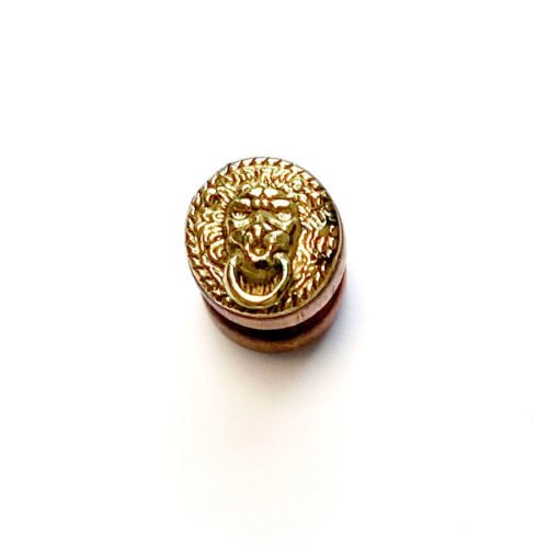 Falso dilatador de madera + león dorado