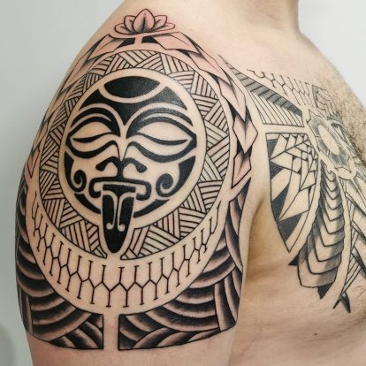 Tatuaje maori de Oriol ZUK