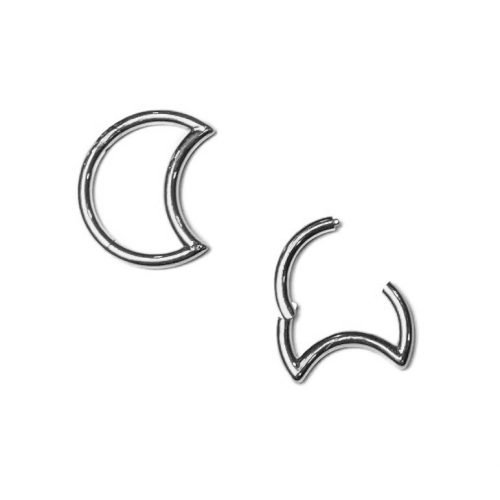 Clicker d'acer quirúrgic amb forma de lluna