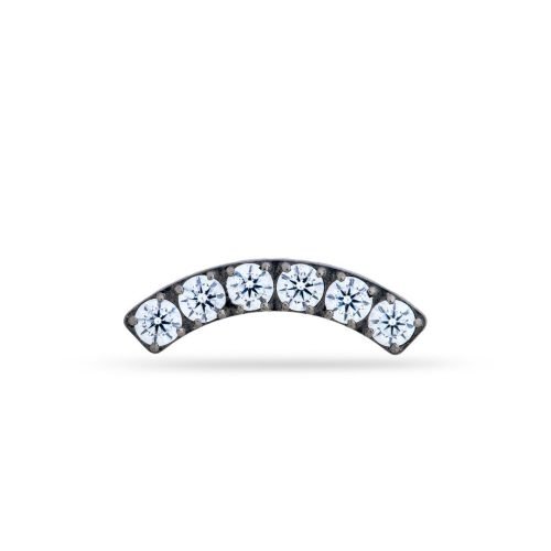 Top de titanio curvado con zirconias