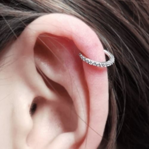 Alternative view of Aro de acero 316L y Zirconias de Swarovski®