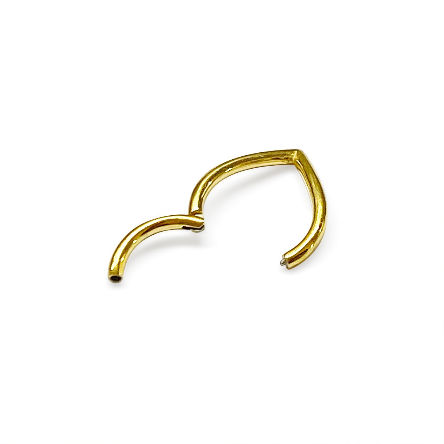 Clicker con baño de oro 24 Kt. y forma de V - Imagen 4