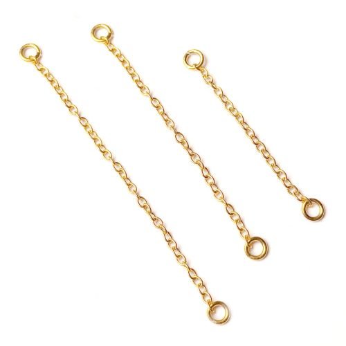 Alternative view of Cadena conectora de oro 24 Kt