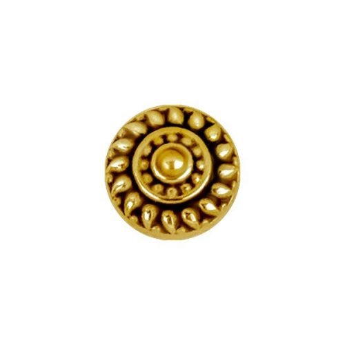 Top con baño de oro 24 Kt. estilo tribal flor