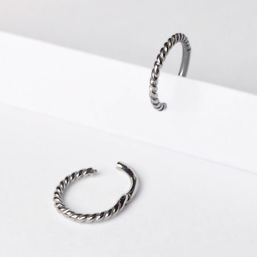 Aro trenzado para nariz