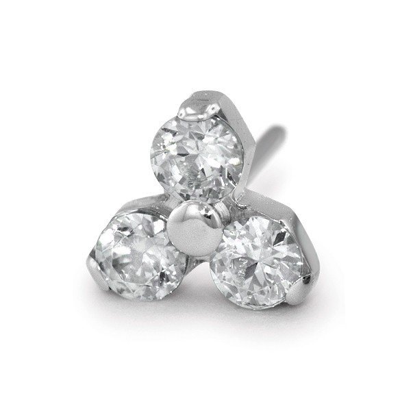 Trinity de titanio con Swarovski@