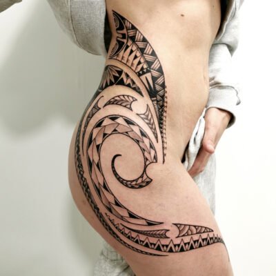 Tatuaje maori ZUK Tattoo Lleida @tatto_ori
