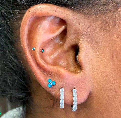 Piercing antihélix o snug